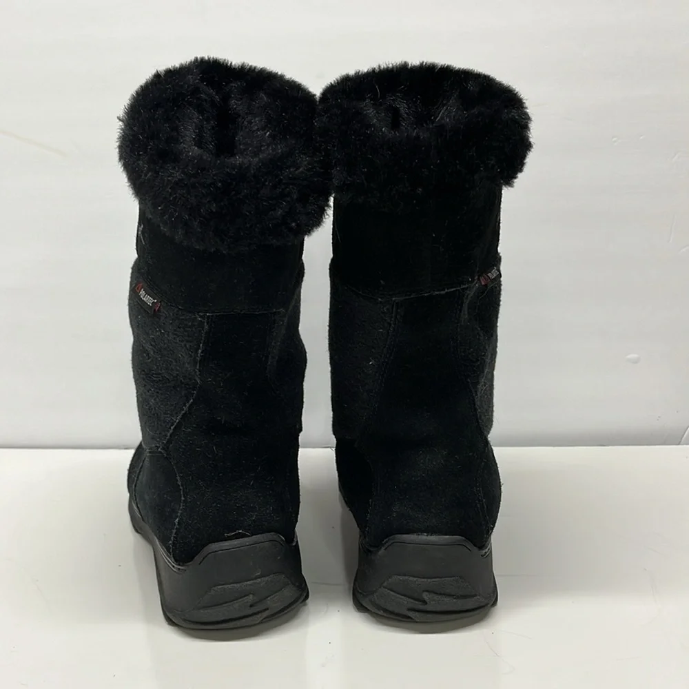 Sporto Polartec Suede Leather Fur Insulated Waterproof Winter Boots Black 9